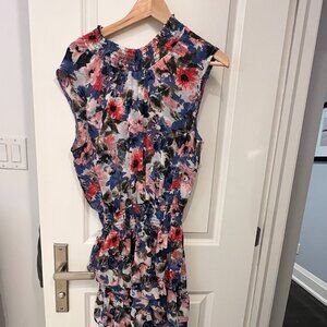 MISA Asymmetrical Flower dress - S